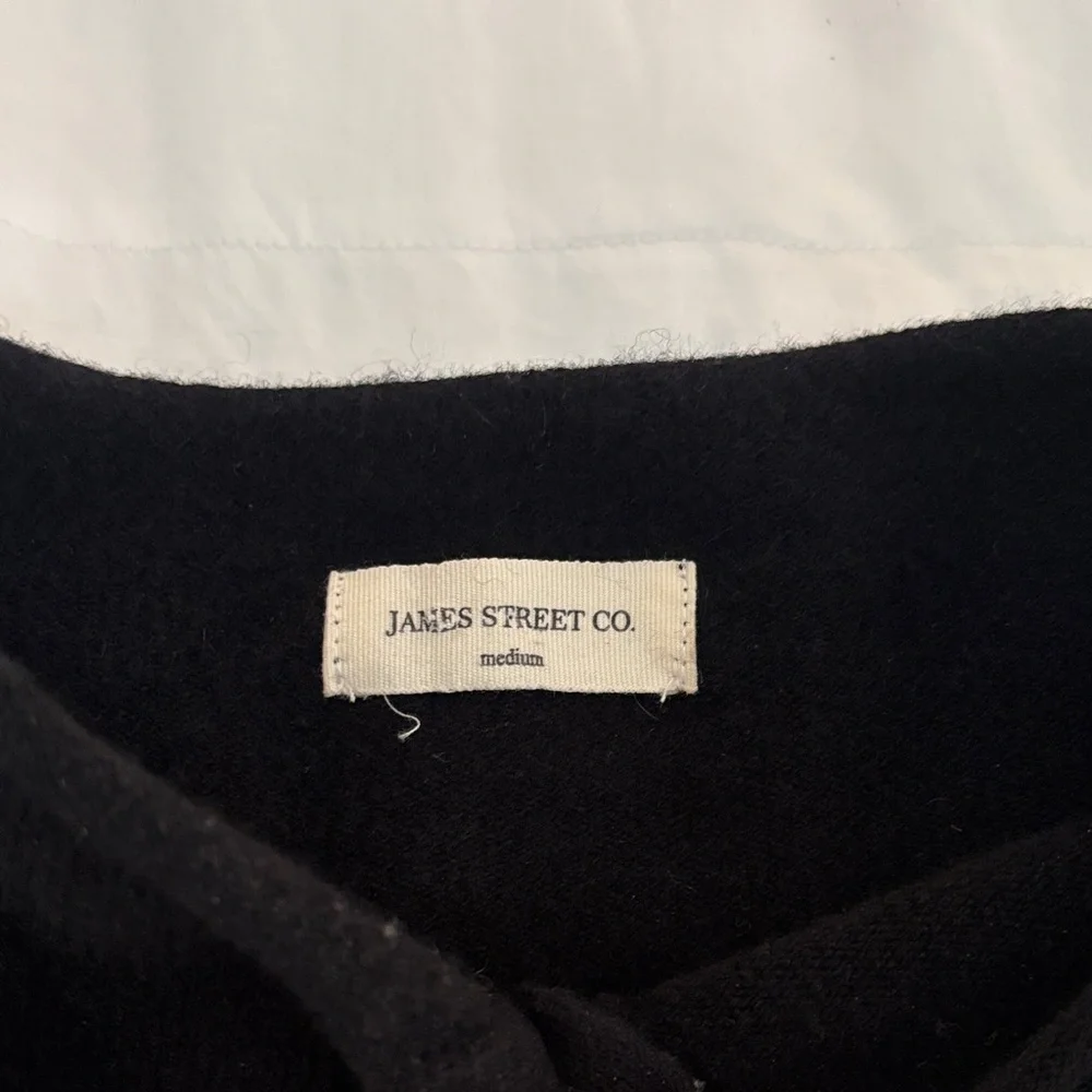 James street & co. Black Button-Front Women's Cardigan - Picture 2 of 4